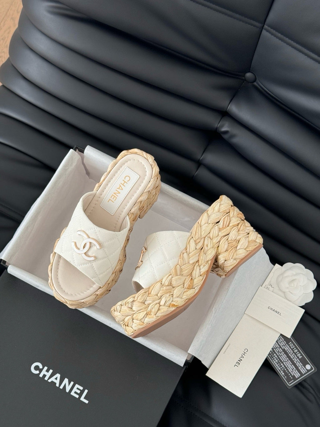 SE1592 Chanel Wedge Sandals / Size5-11