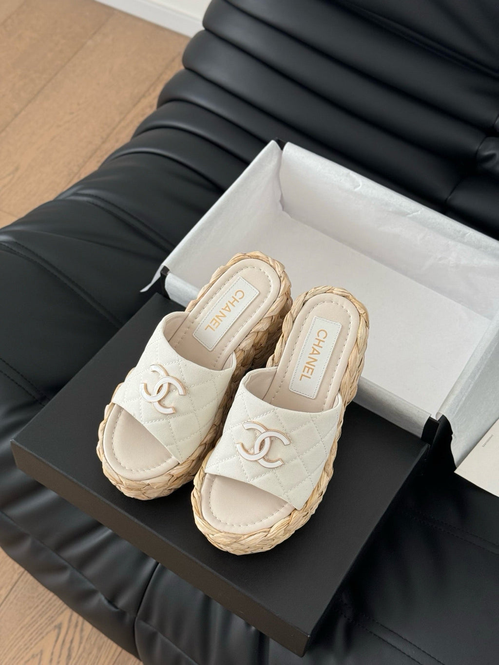 SE1591 Chanel Wedge Sandals / Size5-11