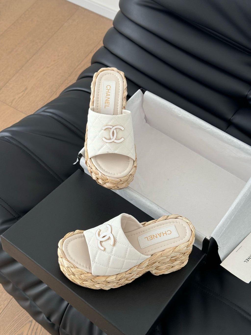 SE1591 Chanel Wedge Sandals / Size5-11