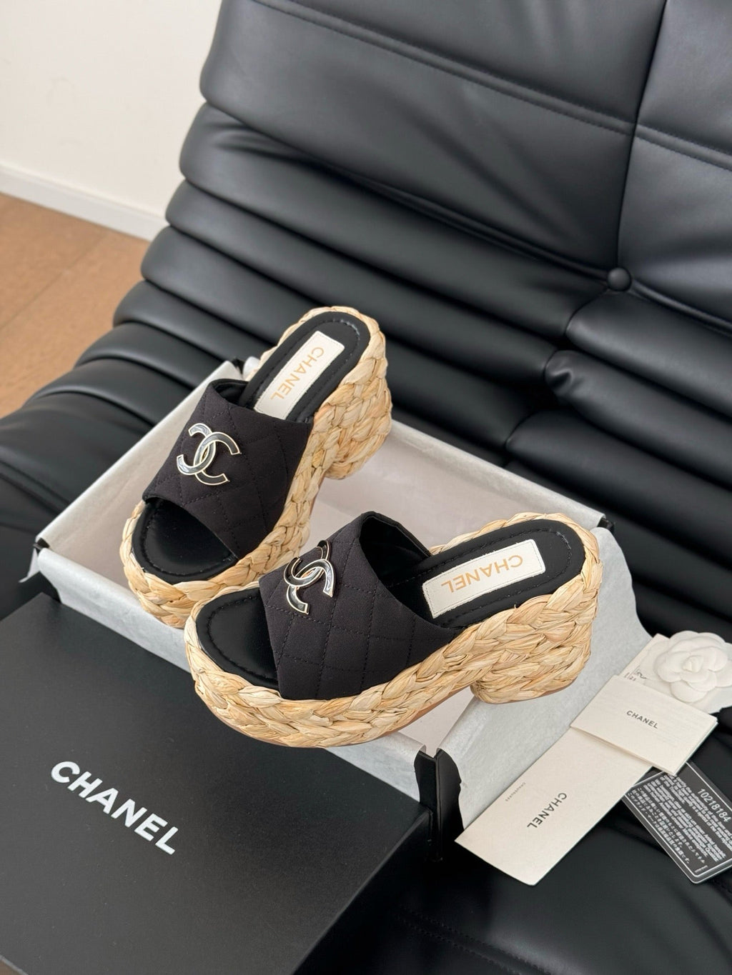 SE1593 Chanel Wedge Sandals / Size5-11