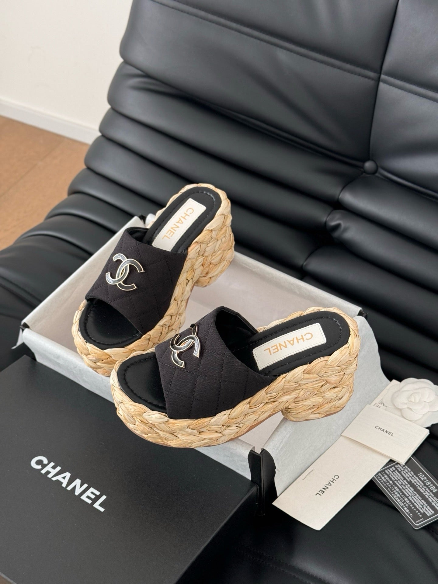 SE1593 Chanel Wedge Sandals / Size5-11