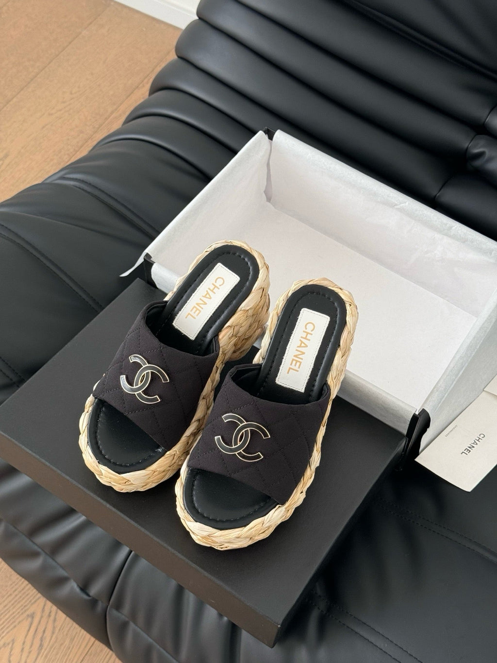 SE1593 Chanel Wedge Sandals / Size5-11