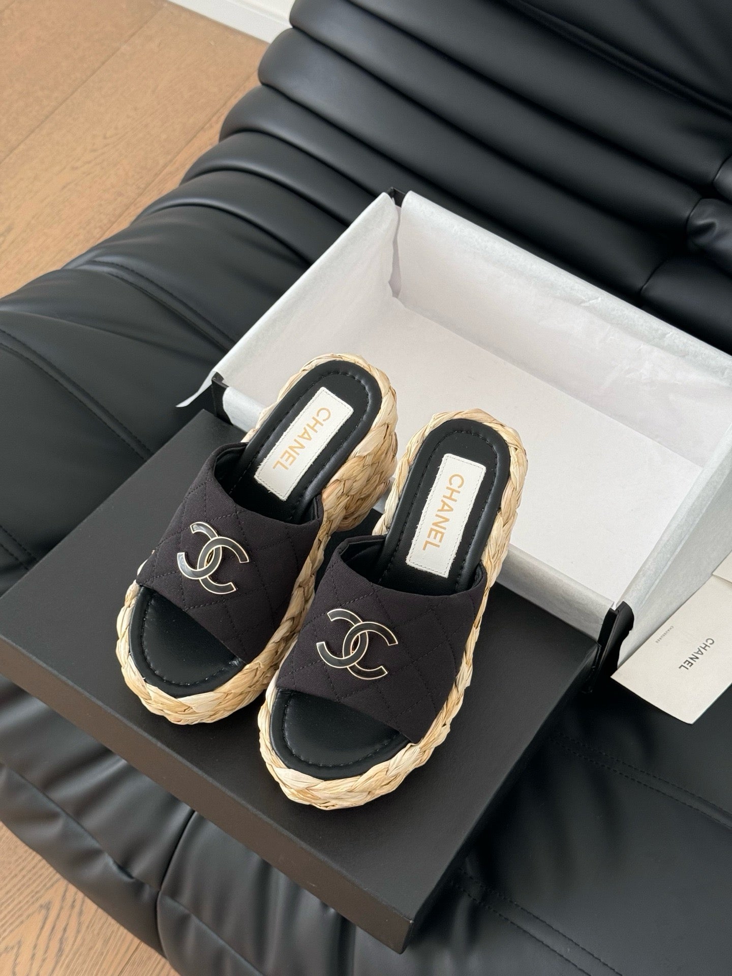 SE1593 Chanel Wedge Sandals / Size5-11