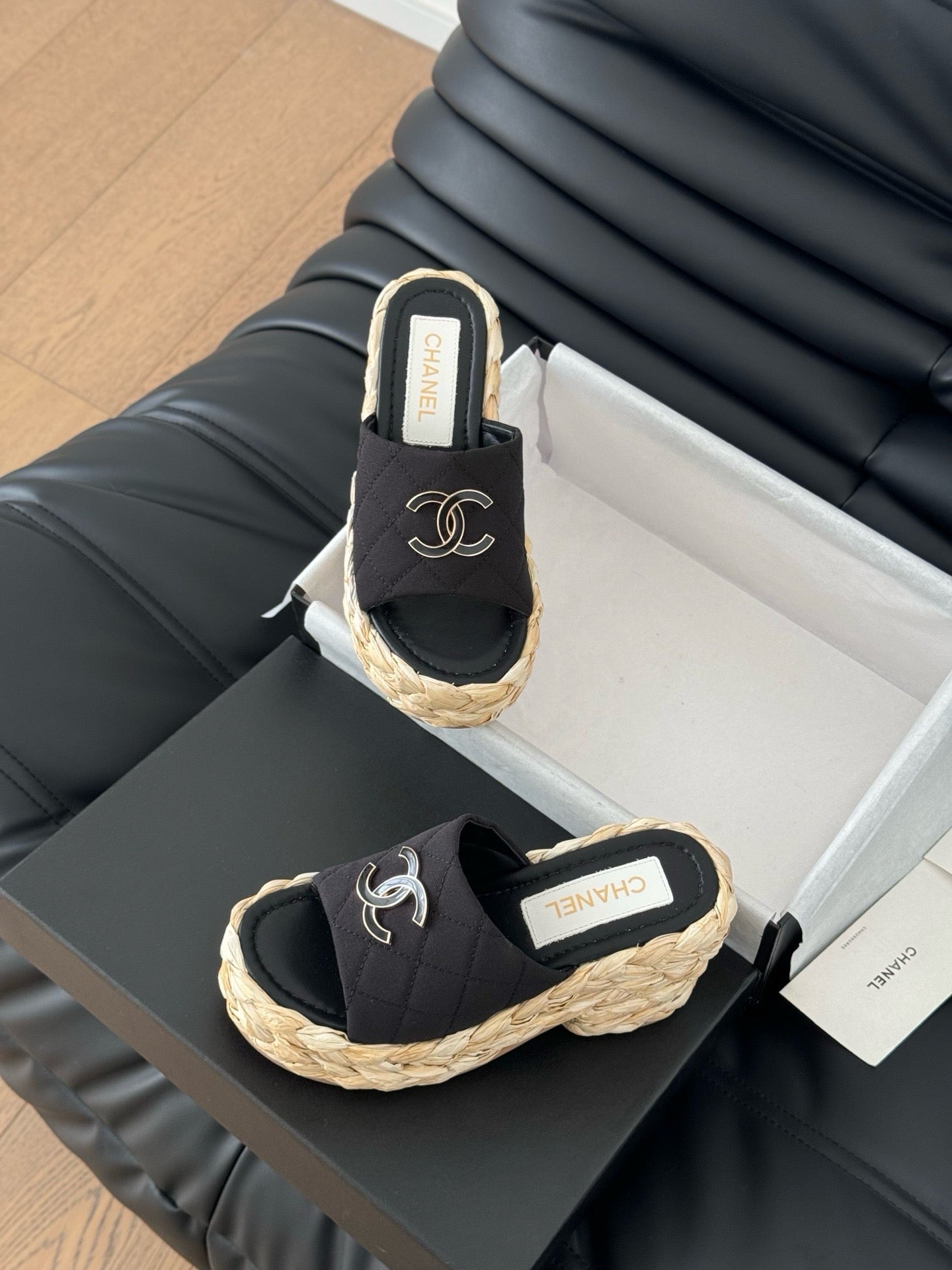 SE1593 Chanel Wedge Sandals / Size5-11