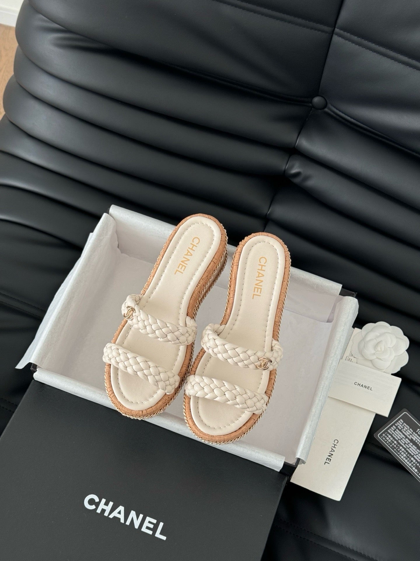 SE1594 Chanel Wedge Sandals / Size5-11