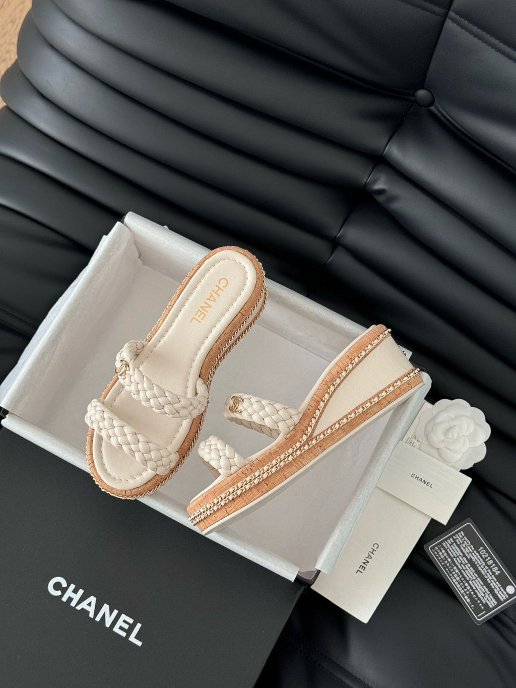 SE1594 Chanel Wedge Sandals / Size5-11