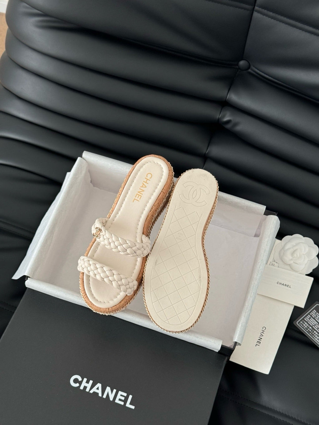 SE1594 Chanel Wedge Sandals / Size5-11