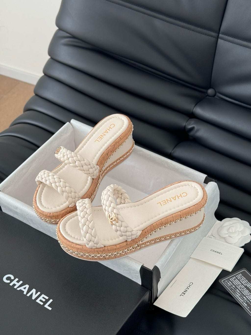 SE1594 Chanel Wedge Sandals / Size5-11