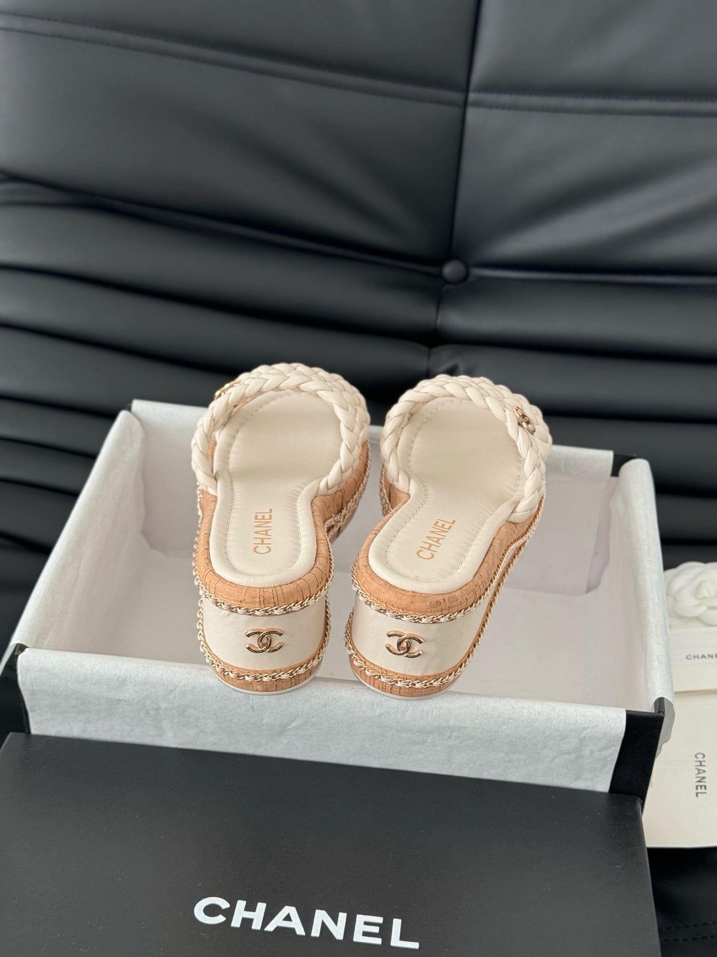 SE1594 Chanel Wedge Sandals / Size5-11
