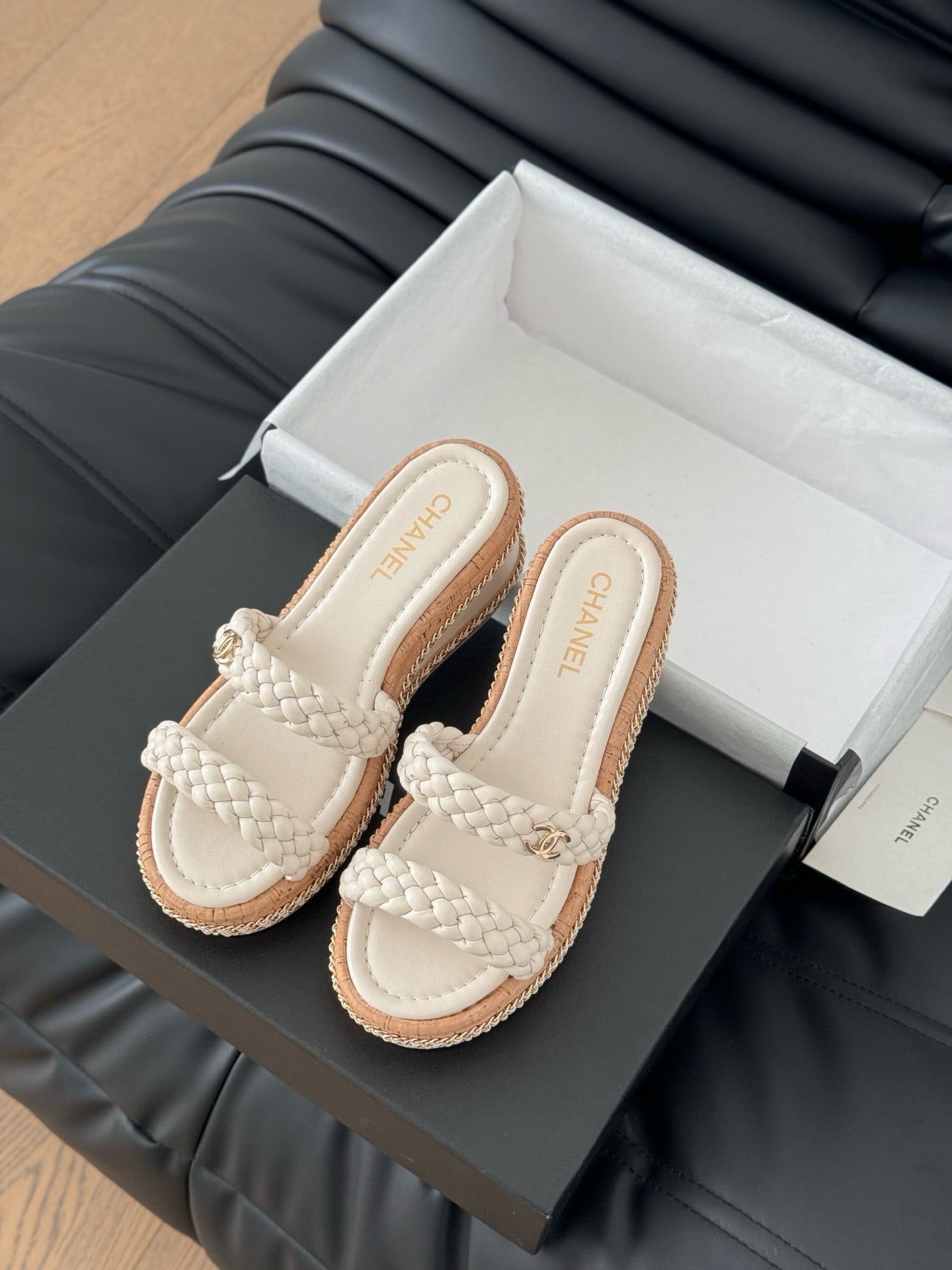 SE1594 Chanel Wedge Sandals / Size5-11