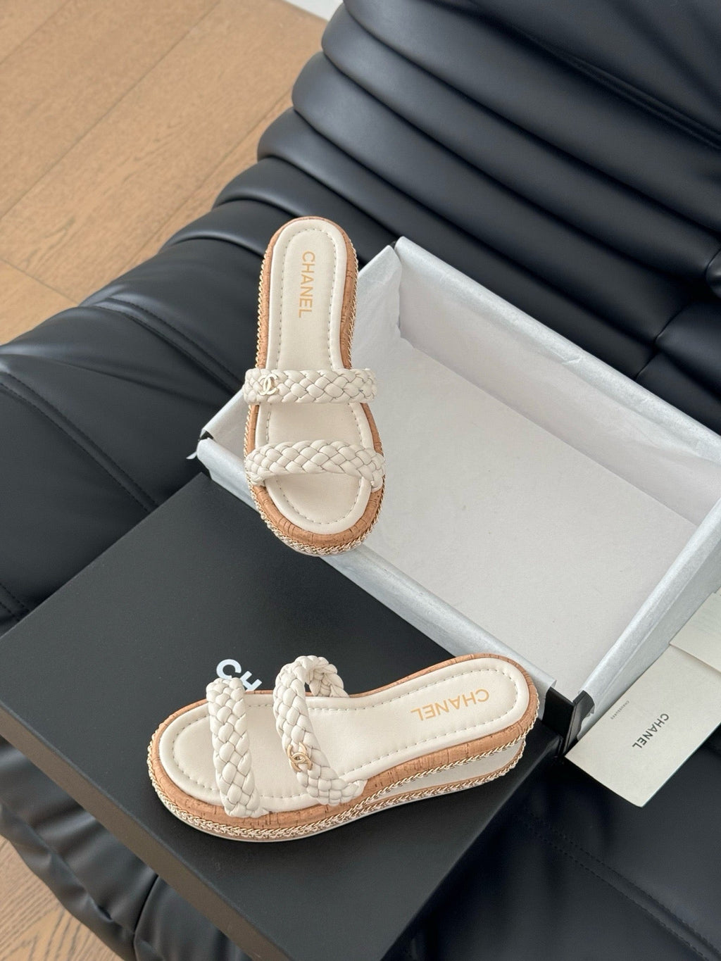 SE1594 Chanel Wedge Sandals / Size5-11