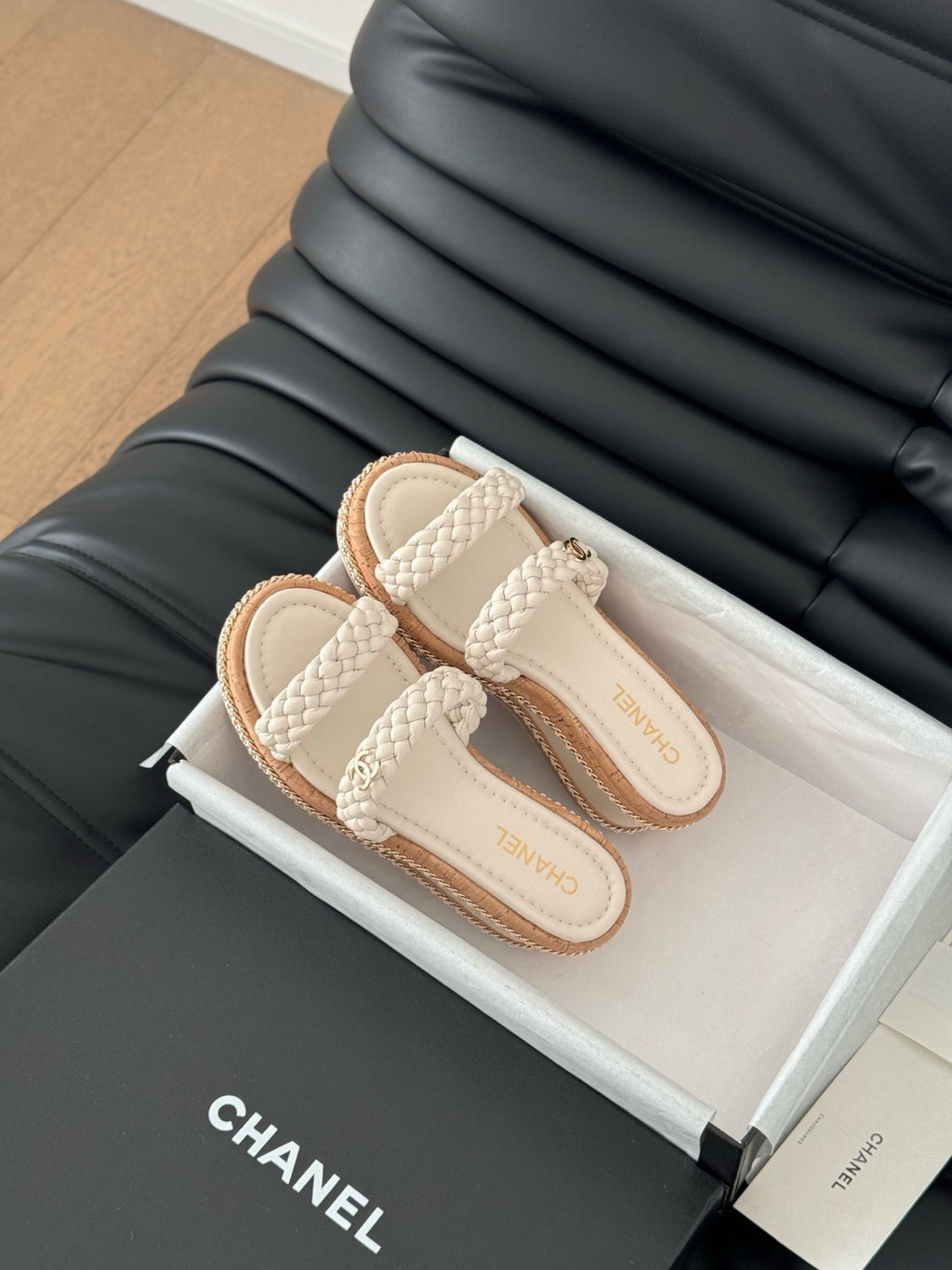 SE1594 Chanel Wedge Sandals / Size5-11