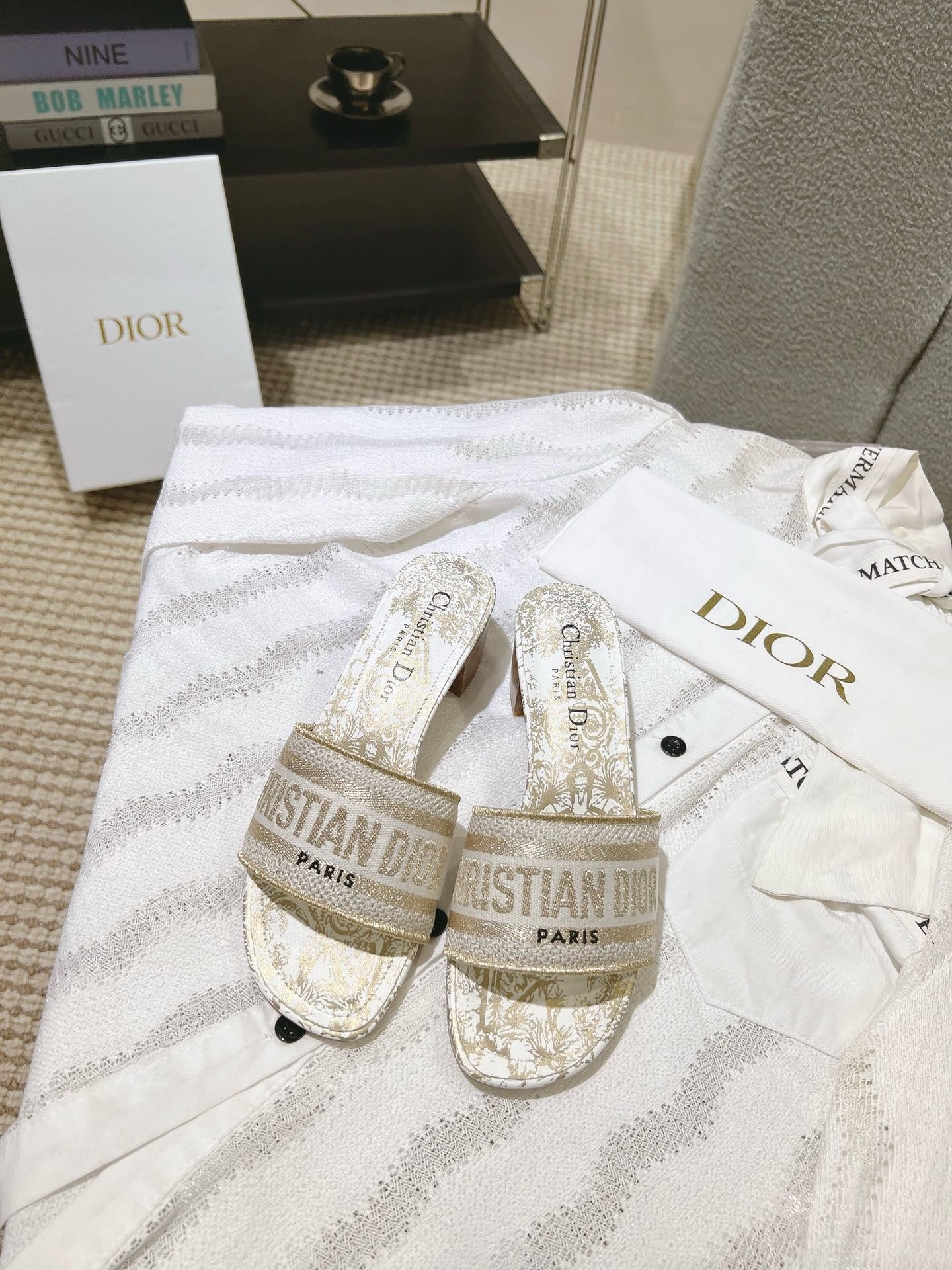 SE1648 Dioriviera Dway Heeled Slide / Size5-11