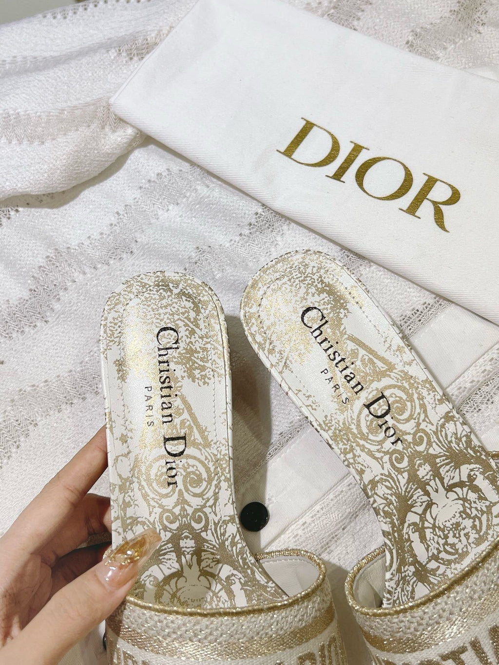 SE1648 Dioriviera Dway Heeled Slide / Size5-11