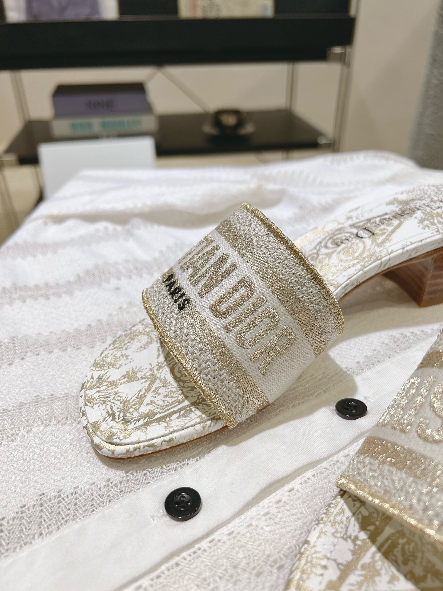 SE1648 Dioriviera Dway Heeled Slide / Size5-11
