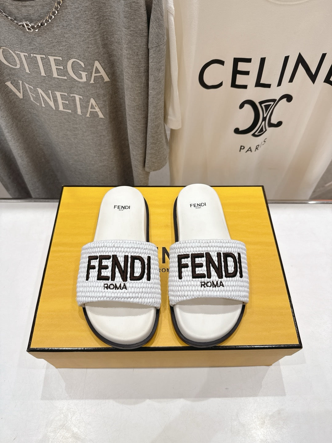 SE1649 Fendi Sunshine Slides / Size5-11