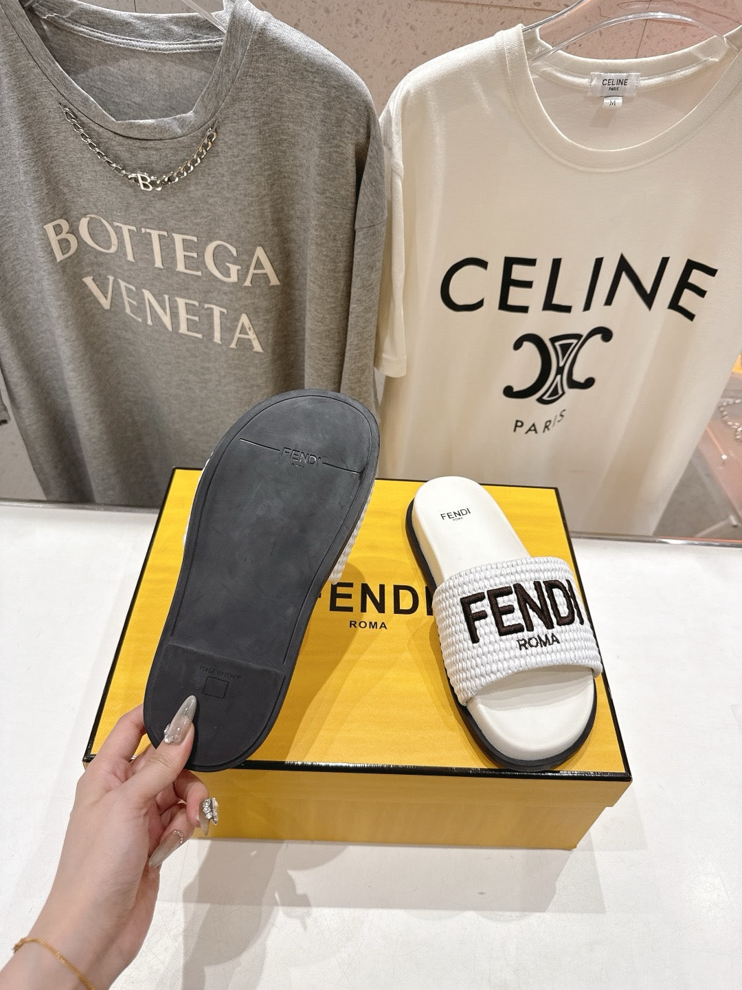 SE1649 Fendi Sunshine Slides / Size5-11