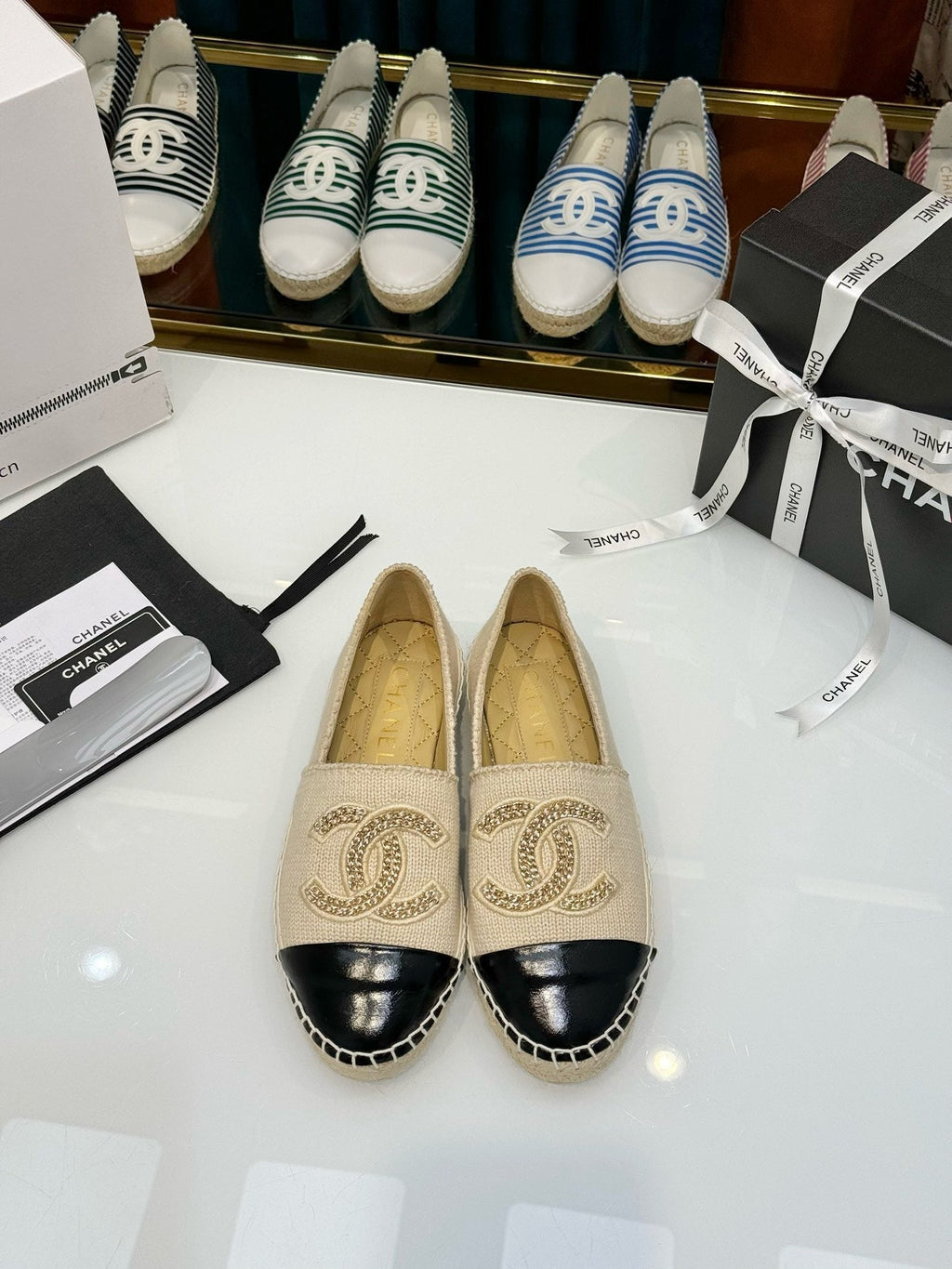 SE1466 Chanel Espadrilles / Size4-11