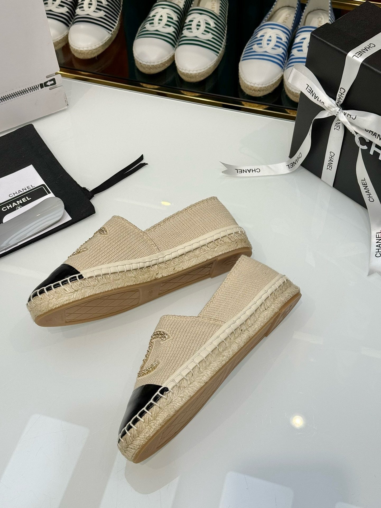 SE1466 Chanel Espadrilles / Size4-11