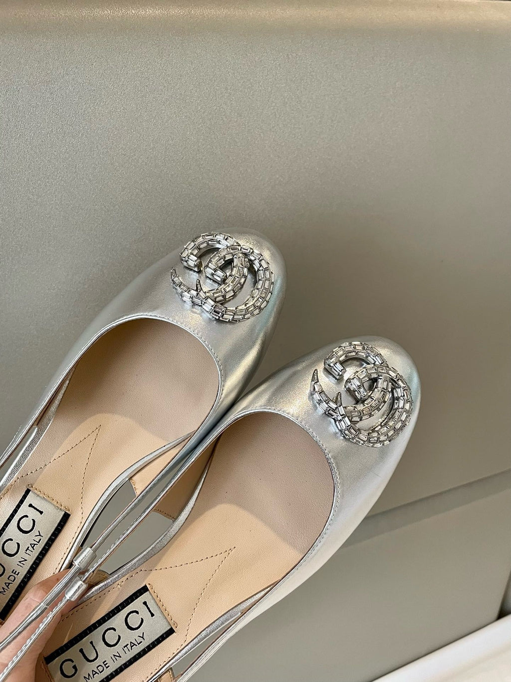 SE1268 Women's ballerina with Double G / Size5-11