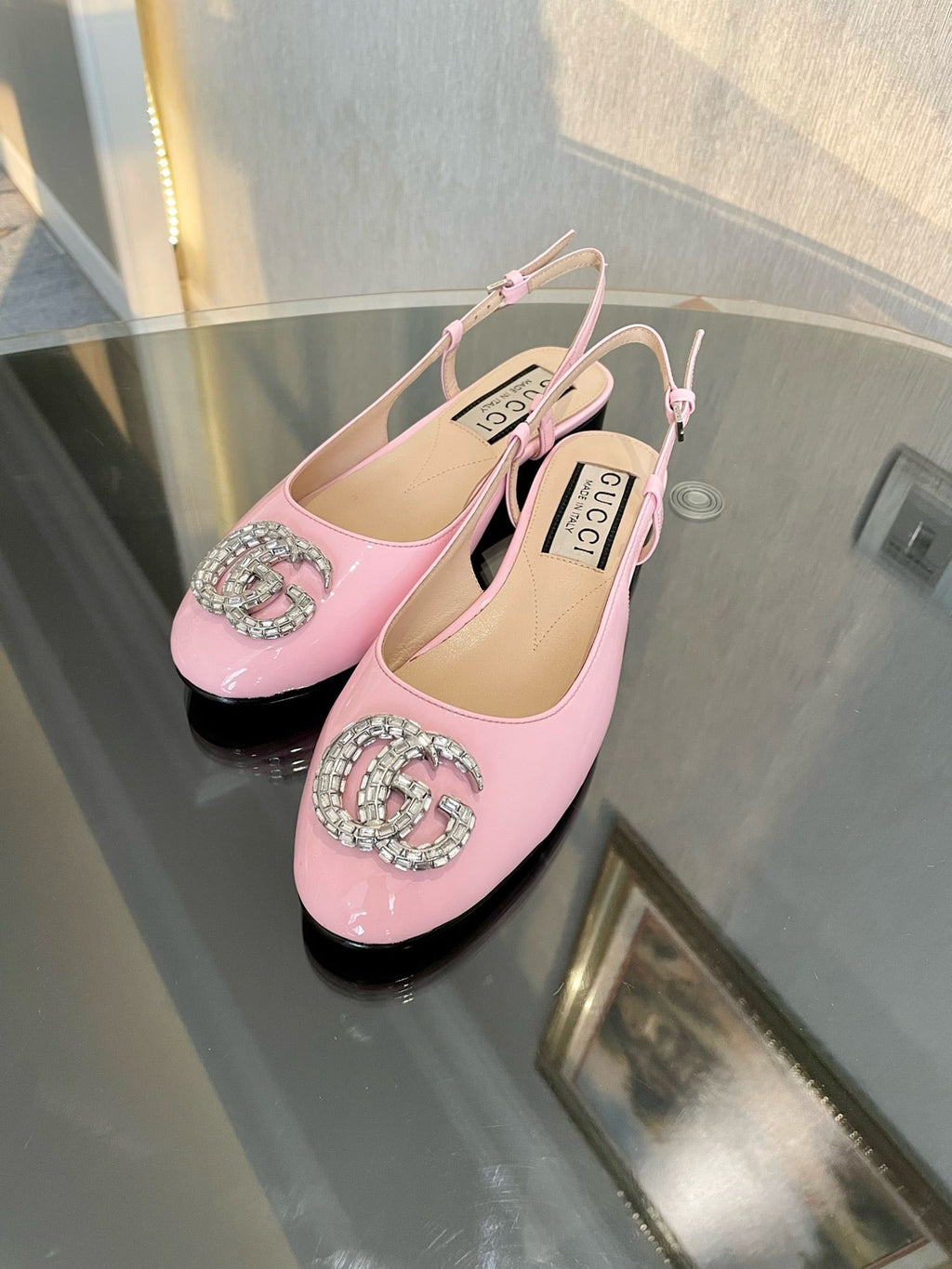 SE1271 Women's ballerina with Double G / Size5-11