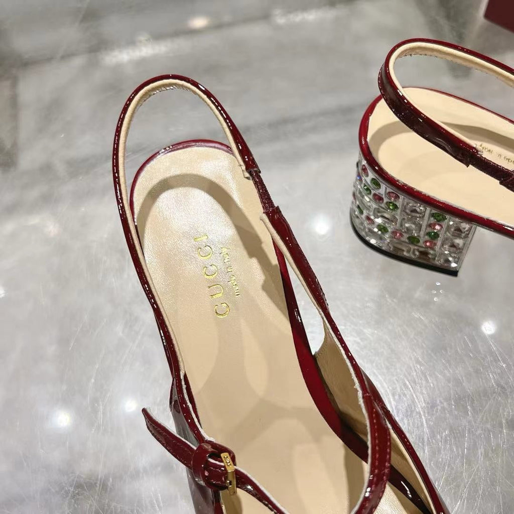 SE1603 Gucci Women's Horsebit Slingback / Size4-11