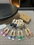 SE1608 Dior Dway Heeled Slide 3.5cm(1.5inch) / Size4-11