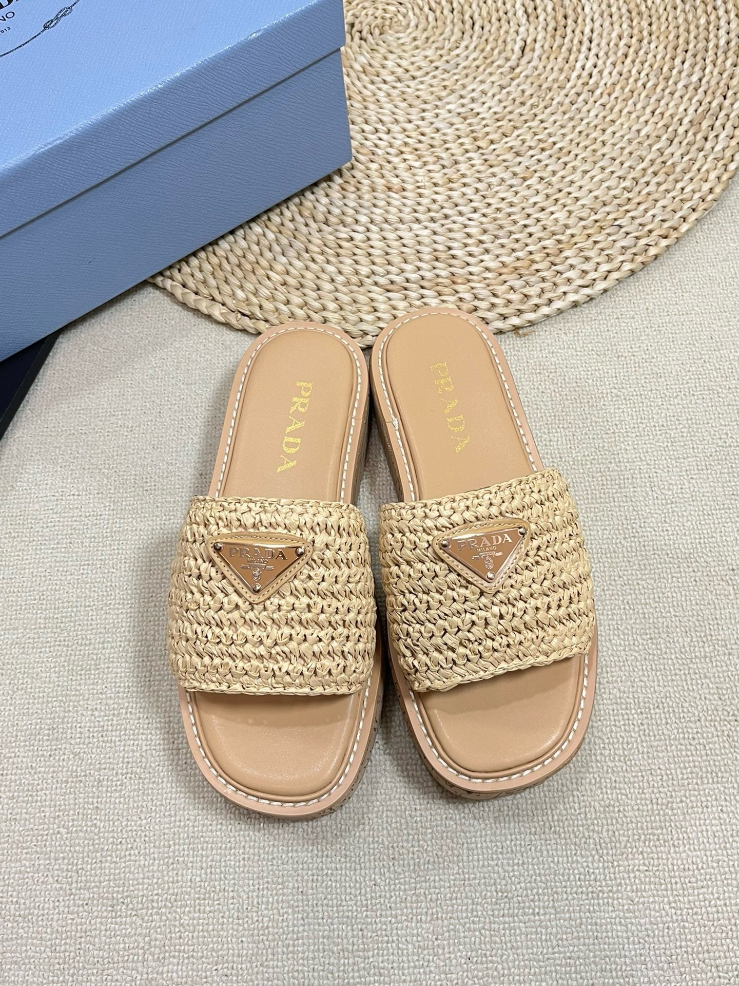 SE1342 PD Crochet Flatform Slides / Size5-10