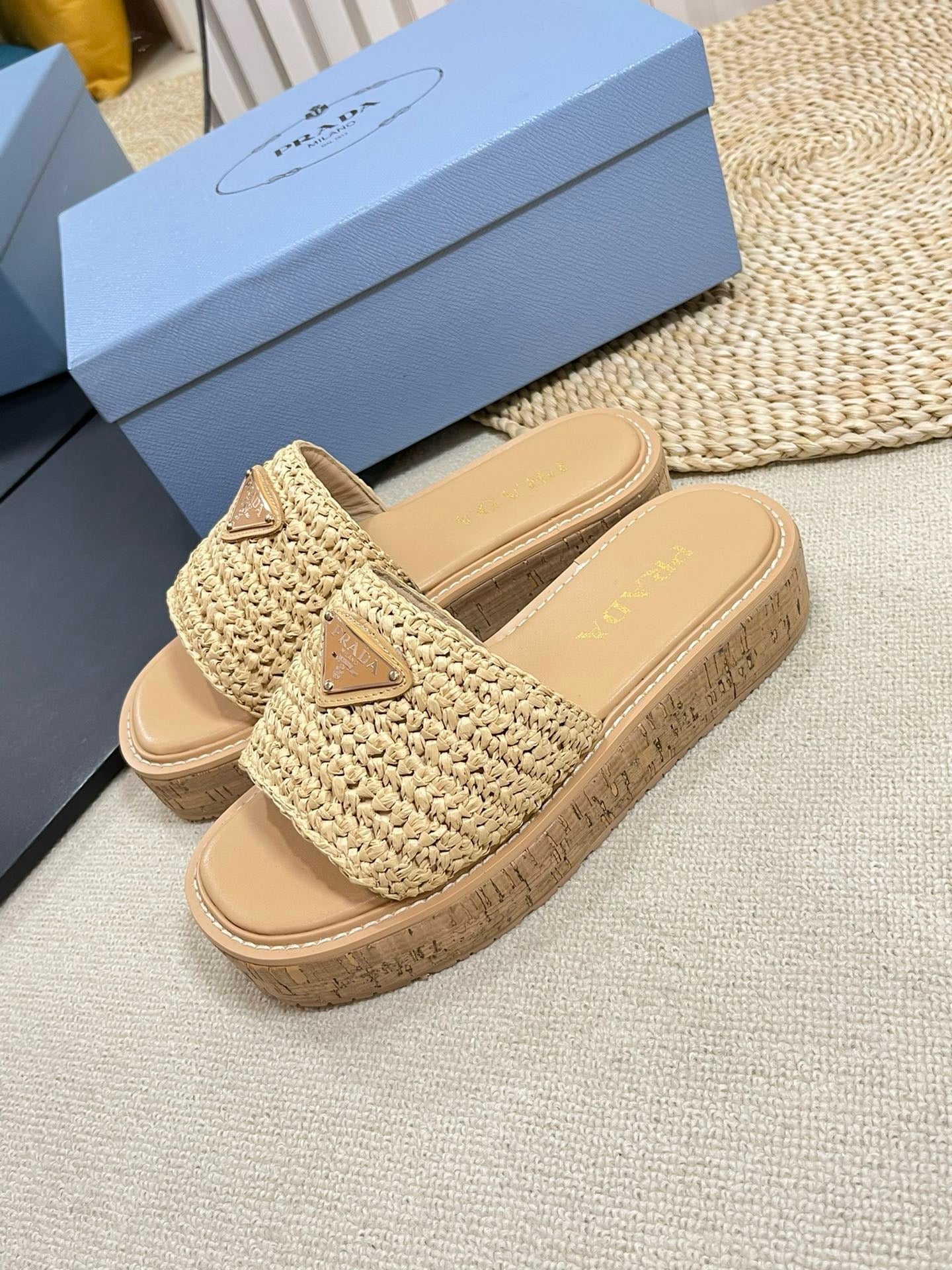 SE1342 PD Crochet Flatform Slides / Size5-10