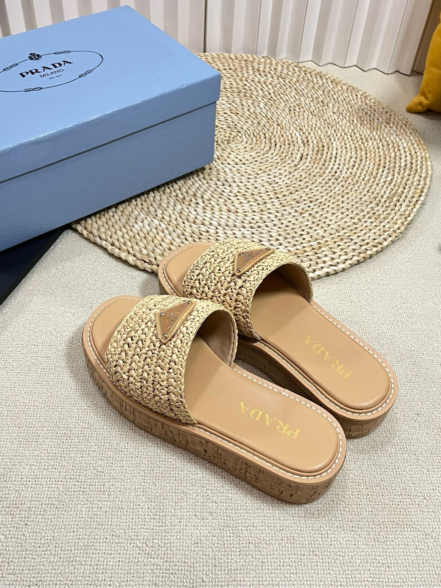 SE1342 PD Crochet Flatform Slides / Size5-10