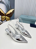 SE1145 PD Leather Slingback Pumps 50mm / Size5-10