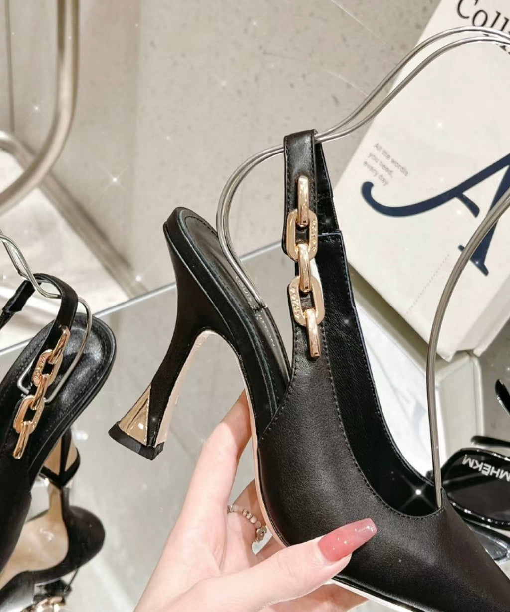 SE1313 LB Sparkle Slingback Pump / Size4-10