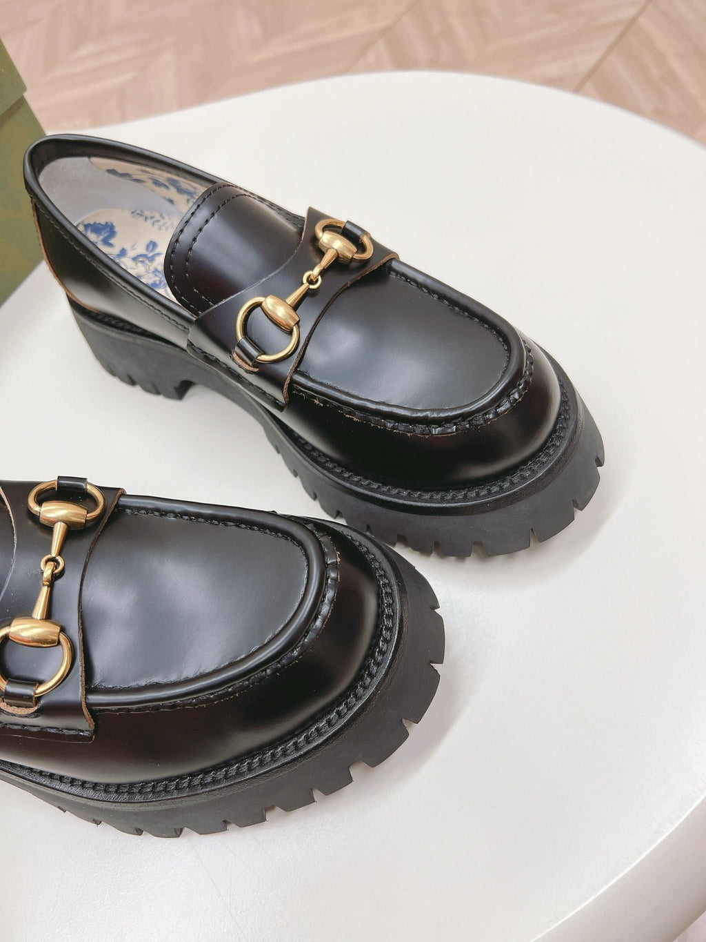SE1513 GUCCI Women's Lug Sole Loafer with Horsebit/ Size5-11