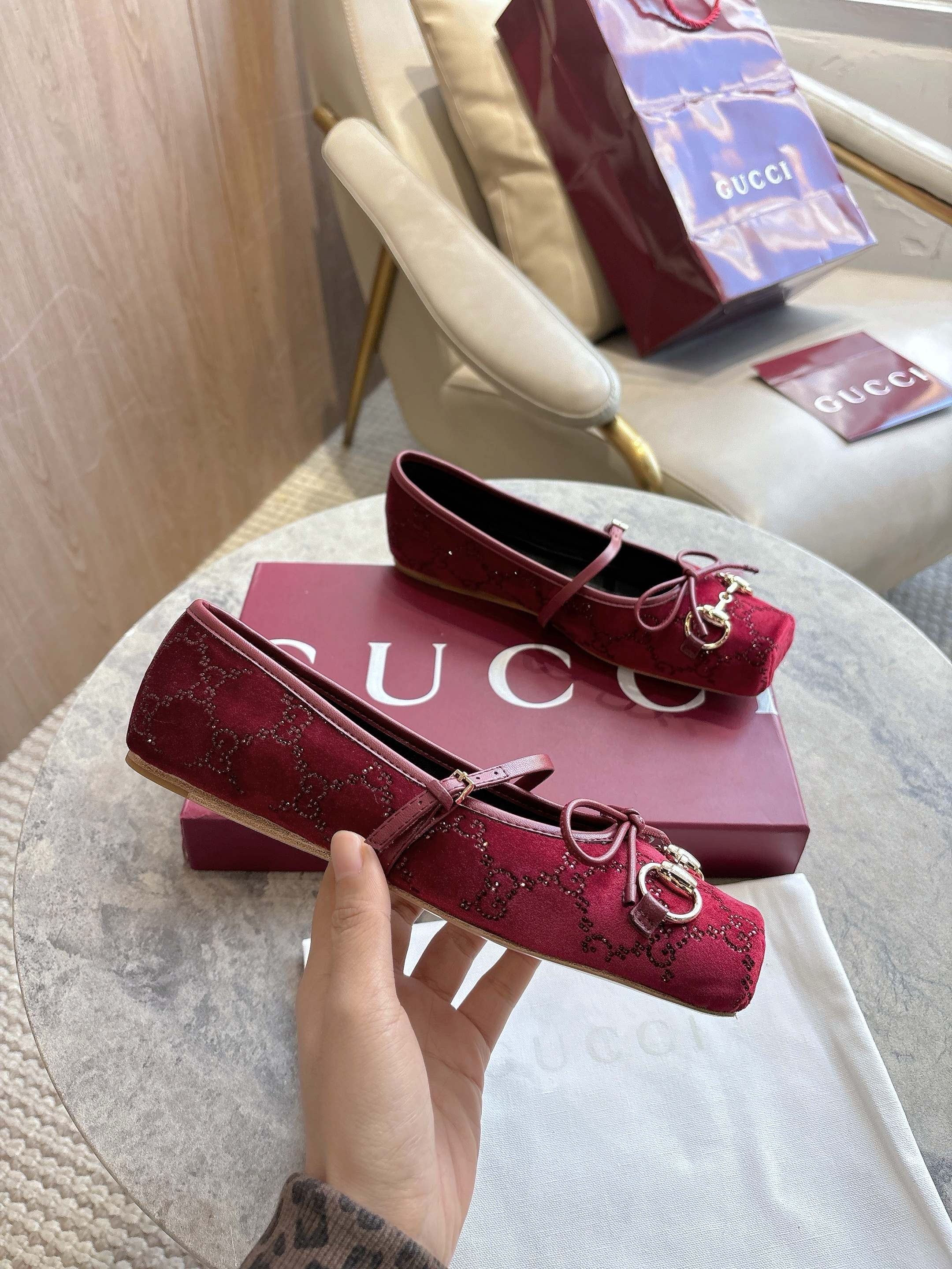 SE1739 Women's Gucci Horsebit Ballet Flat / Size5-11