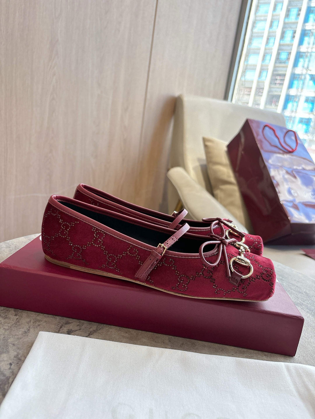 SE1739 Women's Gucci Horsebit Ballet Flat / Size5-11