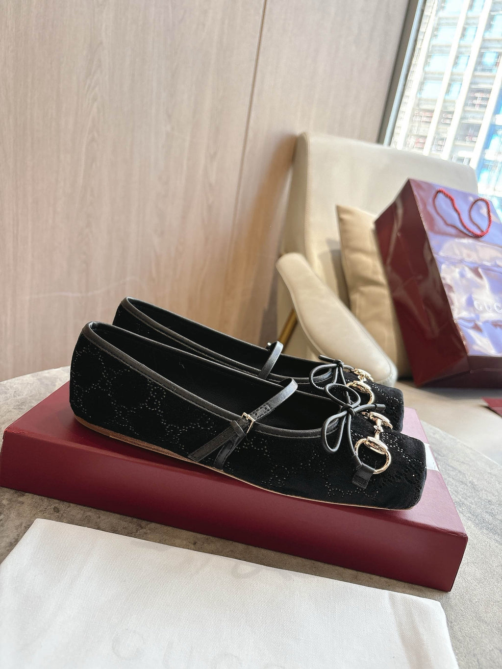 SE1740 Women's Gucci Horsebit Ballet Flat / Size5-11