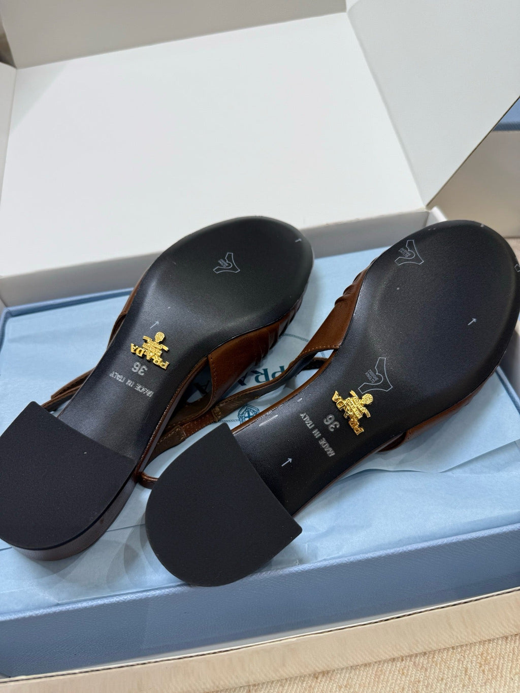 SE1741 Prada Nappa Leather Ballerinas / Size5-11