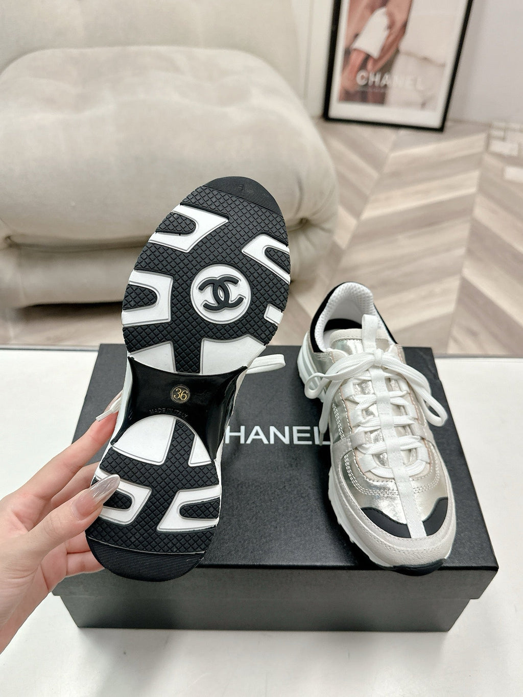 SE1691 Chanel Sneakers / Size5-11