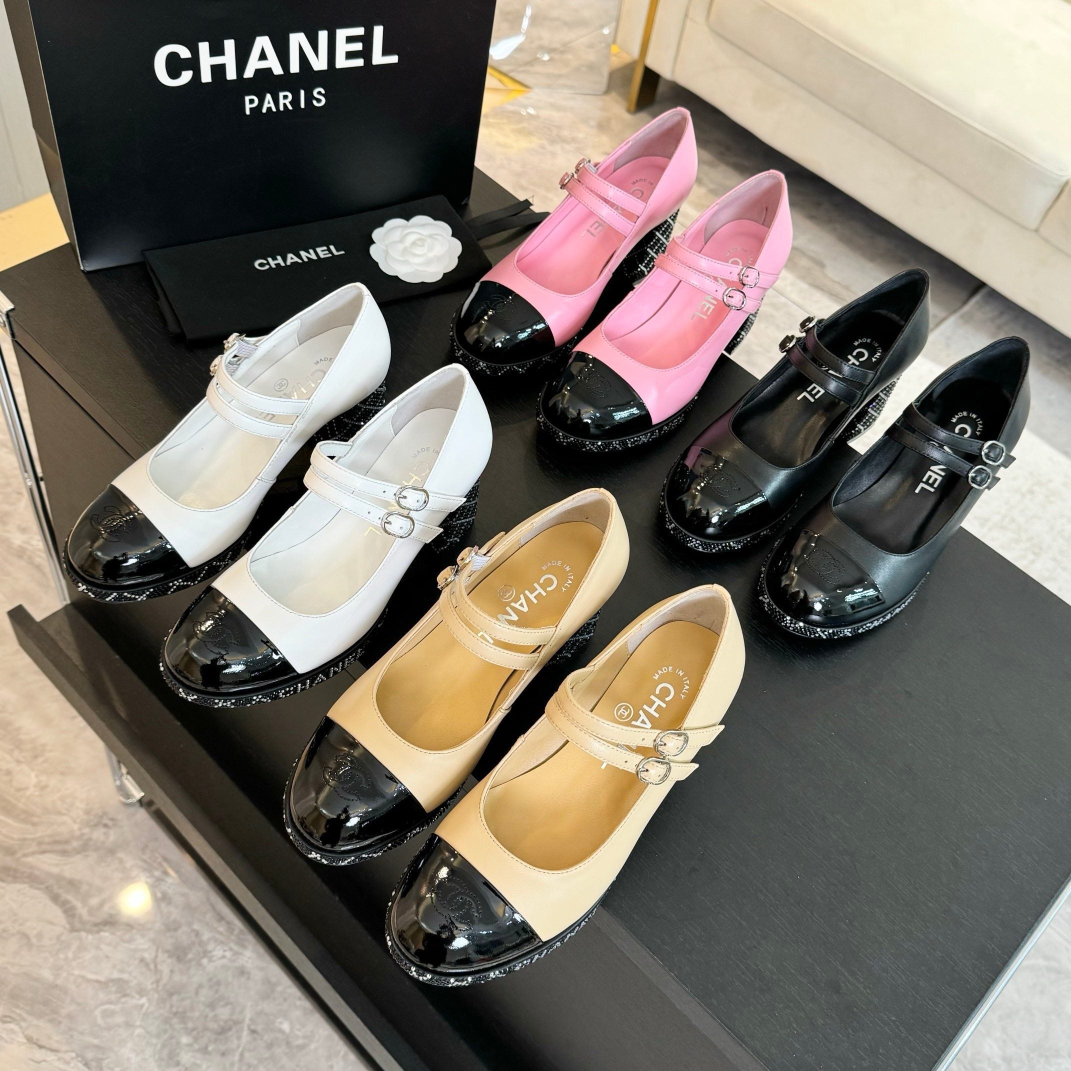 SE1629 Chanel Mary Janes 65mm / Size4-10