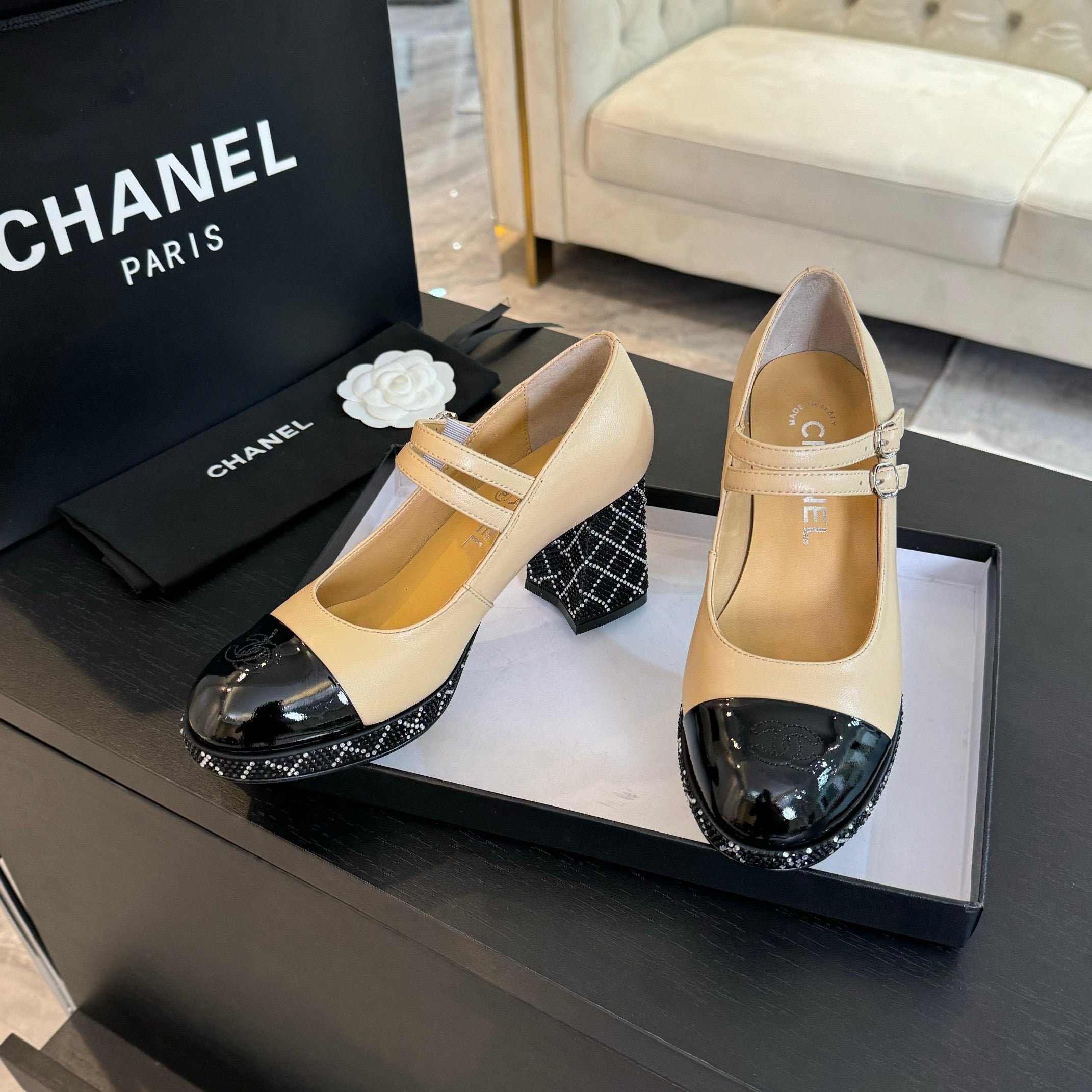 SE1629 Chanel Mary Janes 65mm / Size4-10