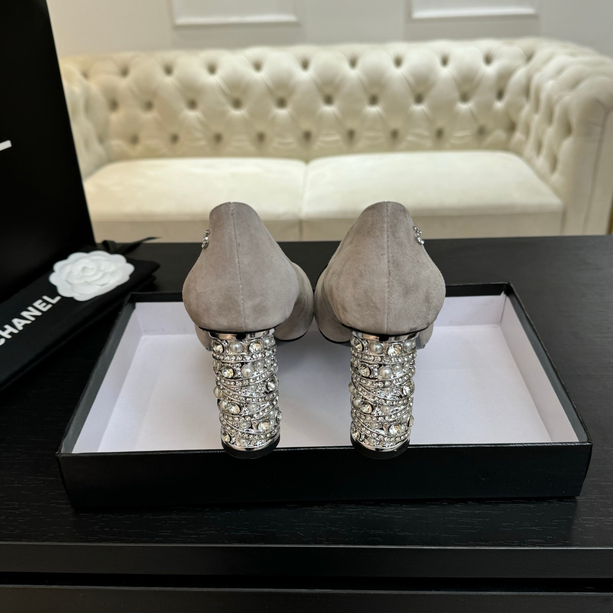 SE1630 Chanel Heels 85mm/ Size5-10
