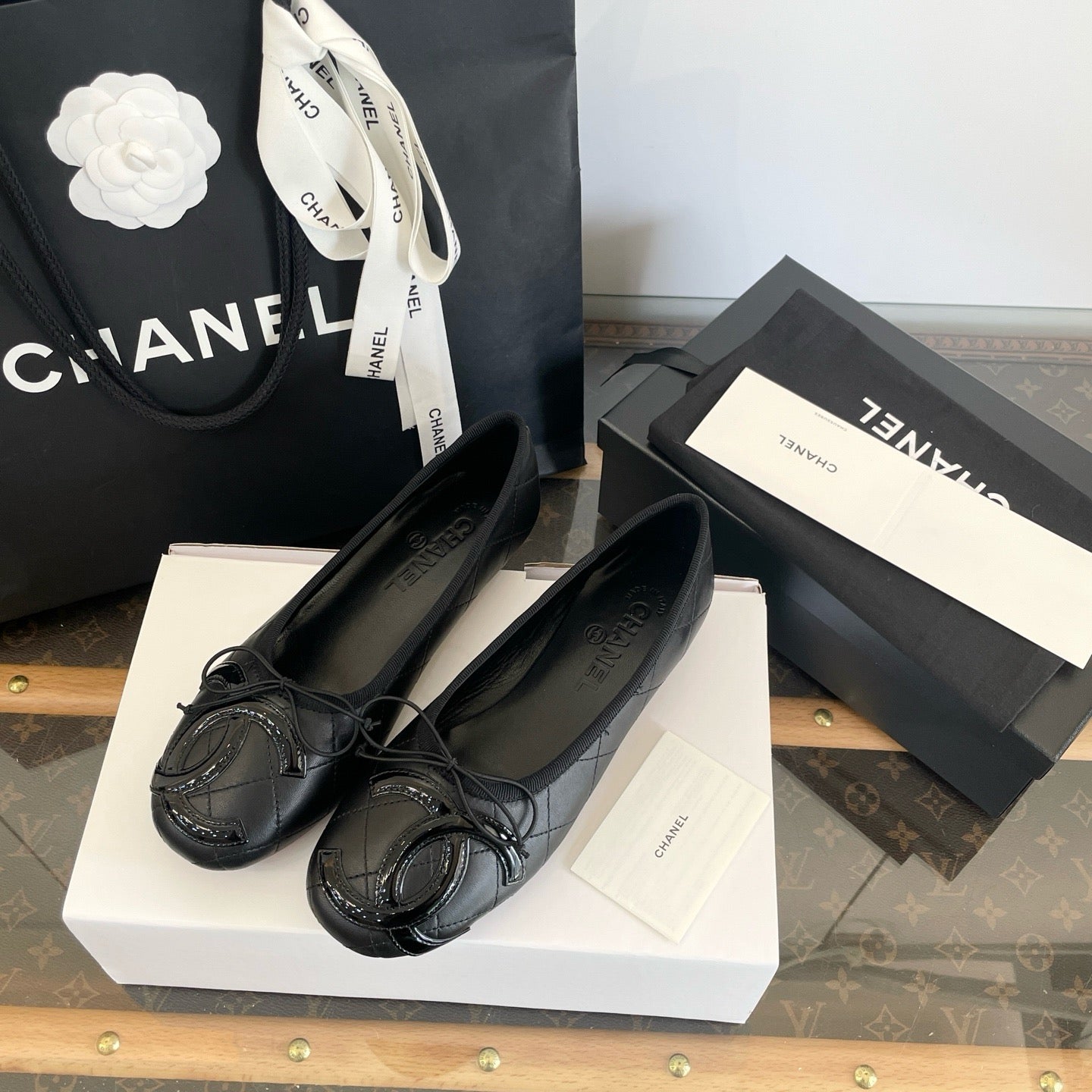 SE1637 Chanel Ballet Flats / Size5-11