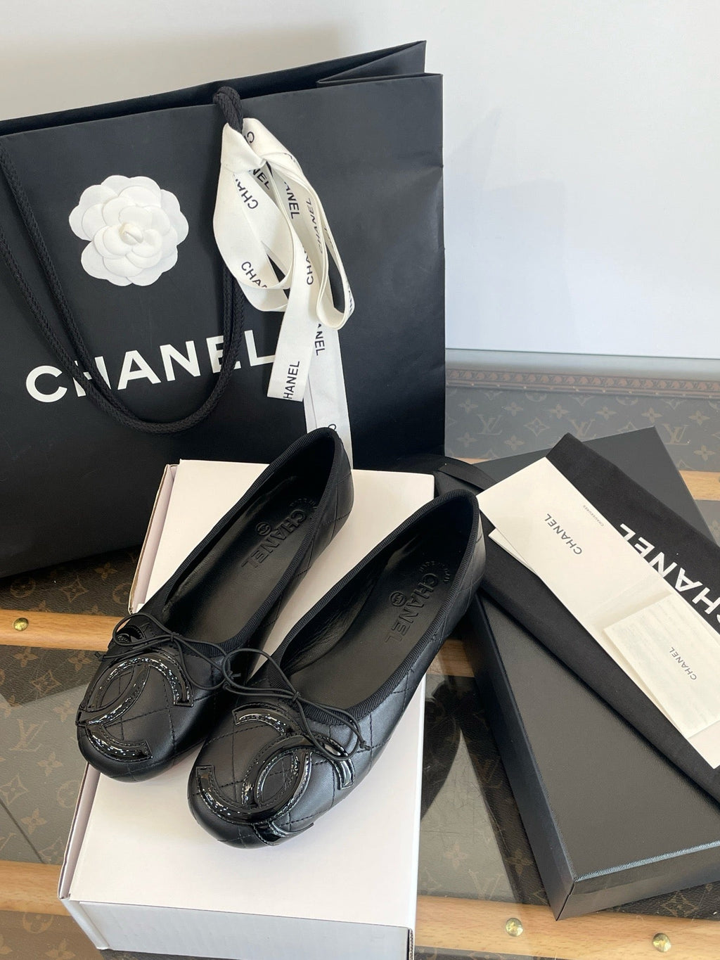 SE1637 Chanel Ballet Flats / Size5-11