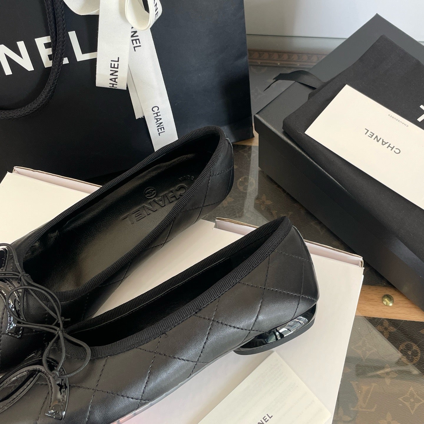 SE1637 Chanel Ballet Flats / Size5-11