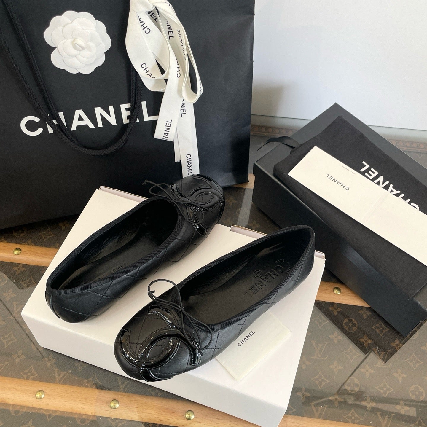 SE1637 Chanel Ballet Flats / Size5-11