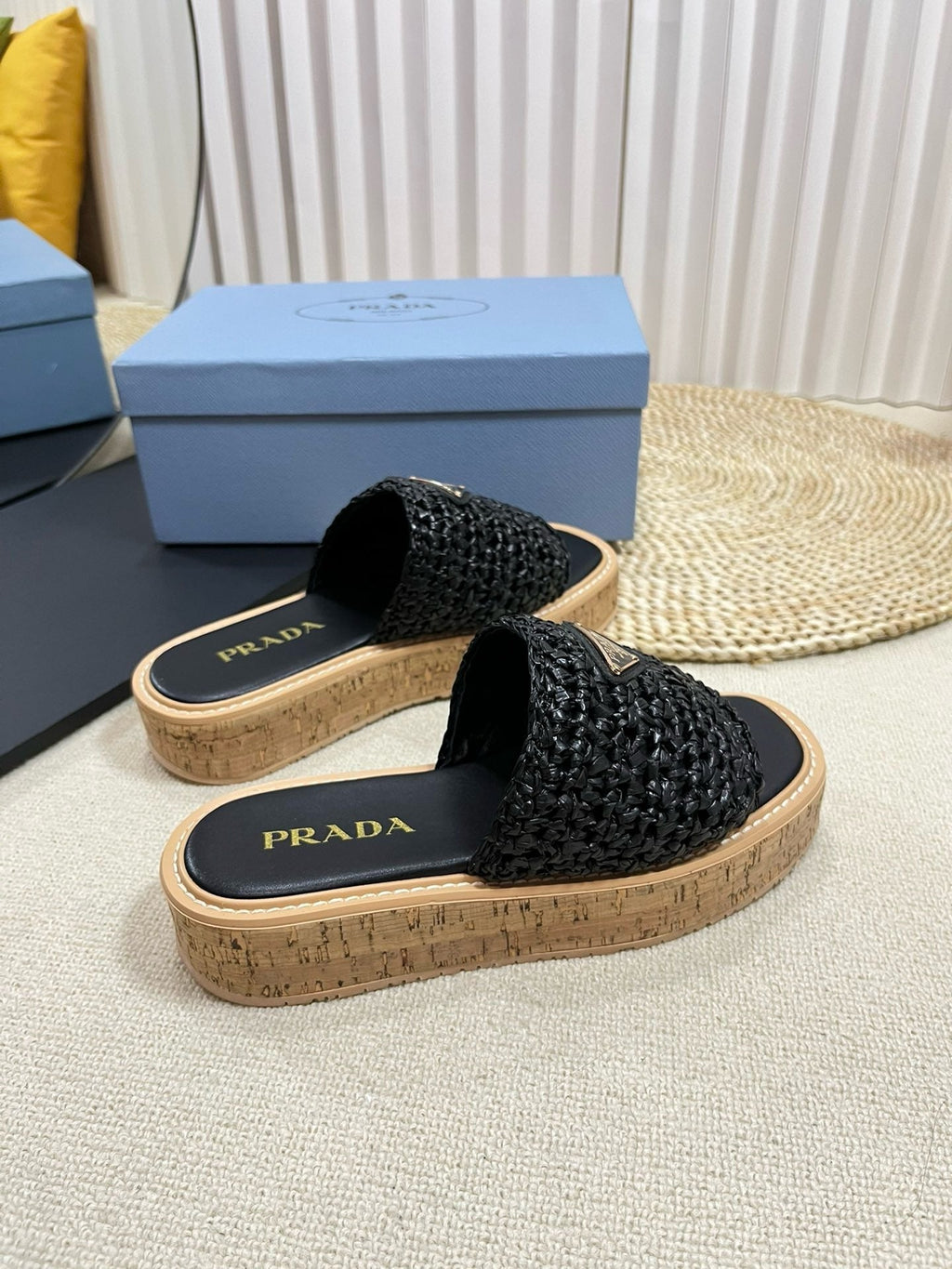 SE1384 PD Crochet Flatform Slides / Size5-10