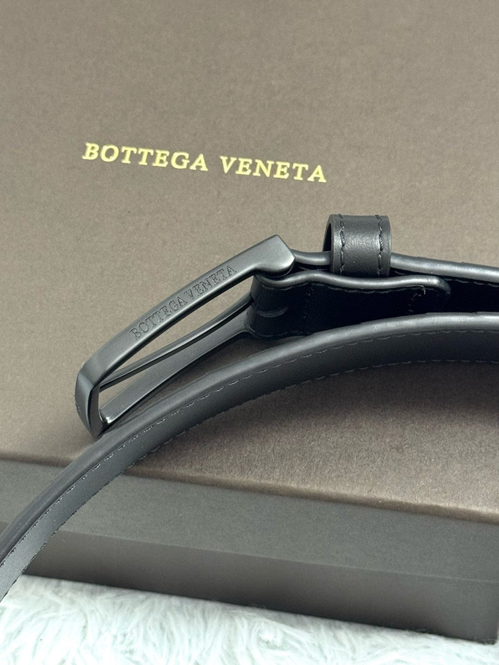 BV INTRECCIATO BELT 3.5MM LEATHER