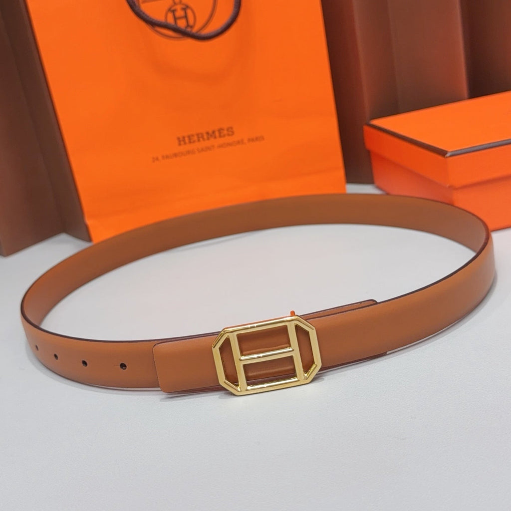 HM Reversible 2.5cm Belt Leather 212400
