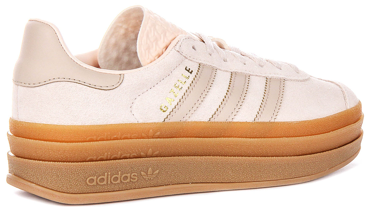 Adidas Gazelle Bold J In Light Pink For Youth