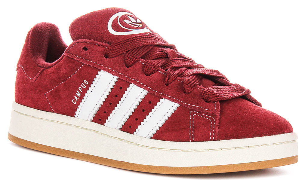 Adidas Campus 00S In Maroon White